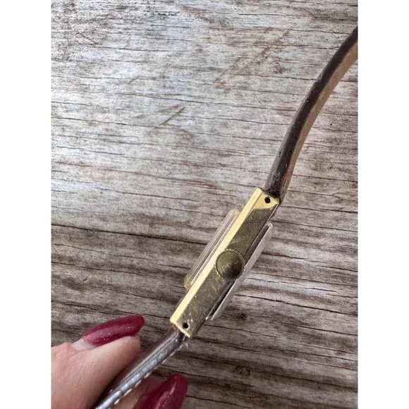 Seiko Quartz Rectangular Ladies Watch Brown Leather Strap Runs New Battery - Picture 3 of 8